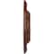 Ekena Millwork Granada Ceiling Medallion (Canopies up to 7 1/8"), 23 1/2"OD x 2 3/4"P, Burnished Mahogany Crackle CM24GABMC - alternate 2